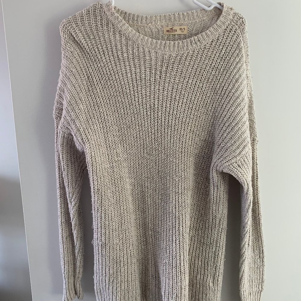 Oversized Hollister Cream Sweater